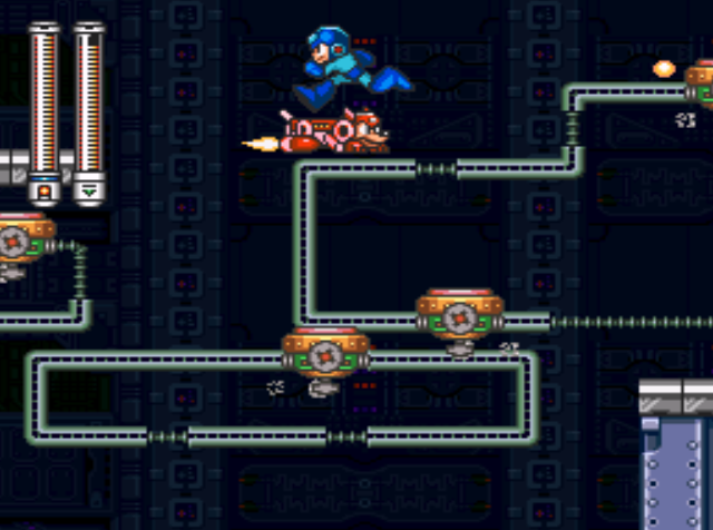 Mega Man 7 screenshot - Wily's Castle 1